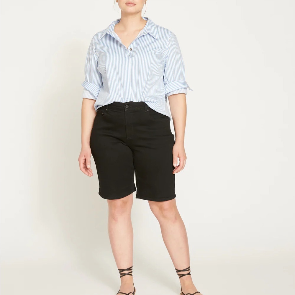 Universal Standard Bae Denim Shorts Black